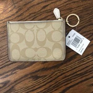 New Coach key pouch  3.5x5 inches
